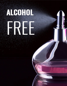 A bottle of alcohol is shown with the words " alcohol free ".